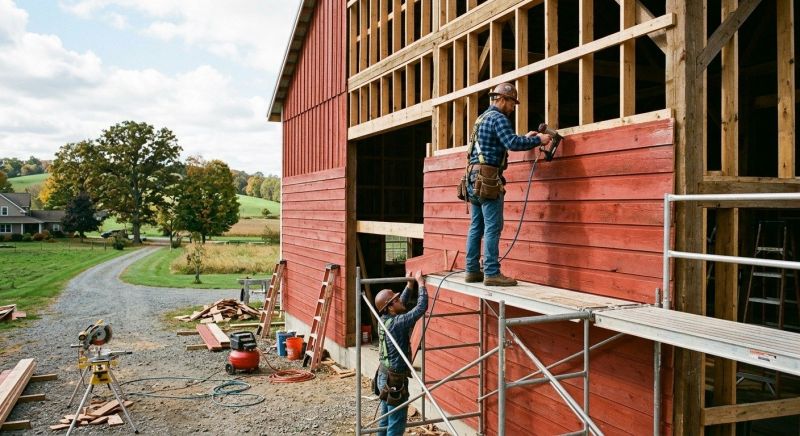 Barn Siding Installation in Davison, MI