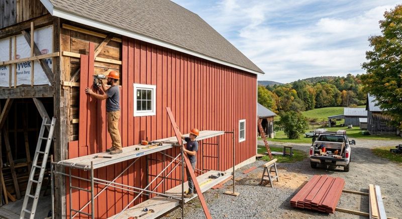Barn Siding Installation in Holly, MI