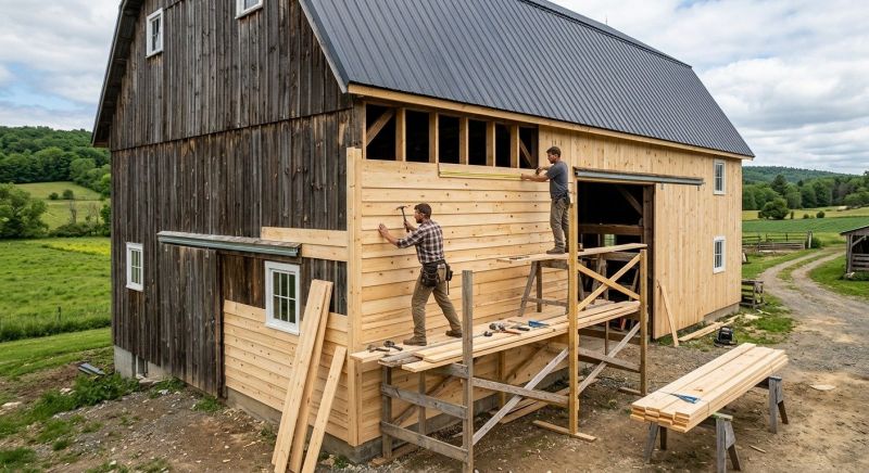 Barn Siding Installation in Macomb, MI