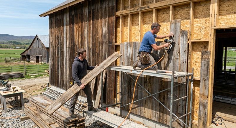 Barn Siding Installation in Milford, MI