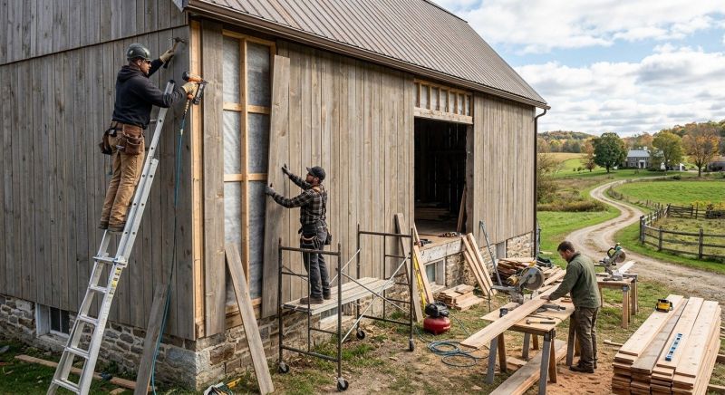 Barn Siding Installation in Ortonville, MI