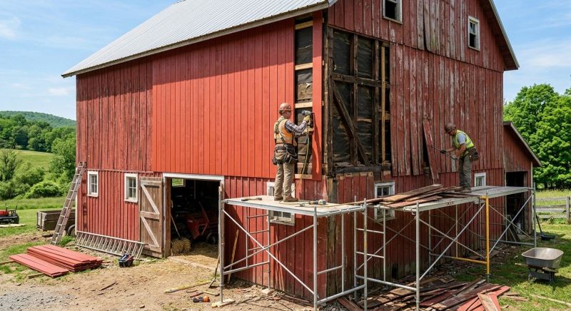 Barn Siding Replacement in Dryden, MI