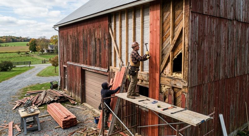 Barn Siding Replacement in Utica, MI