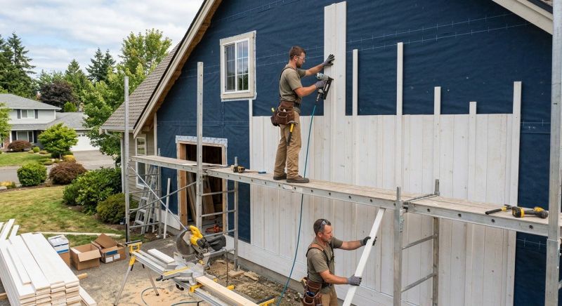 Batten Siding Installation in Richmond, MI