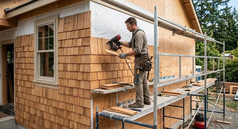 Cedar Siding Installation in Armada, MI