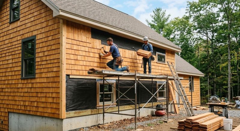 Cedar Siding Installation in Goodrich, MI