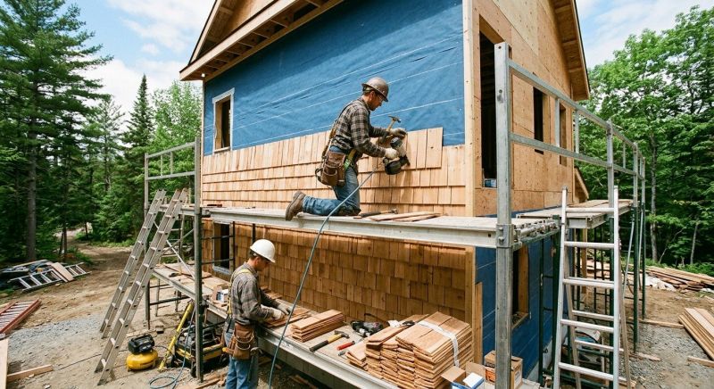 Cedar Siding Installation in Metamora, MI