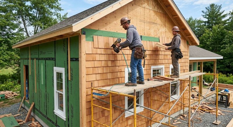 Cedar Siding Installation in Milford, MI