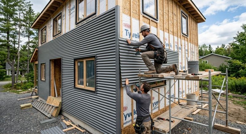 Corrugated Siding Installation in Oxford, MI