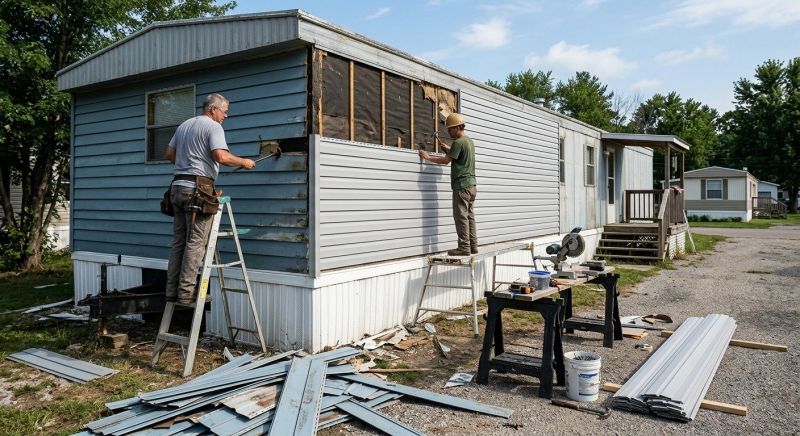 Damaged Siding Replacement in Oxford, MI