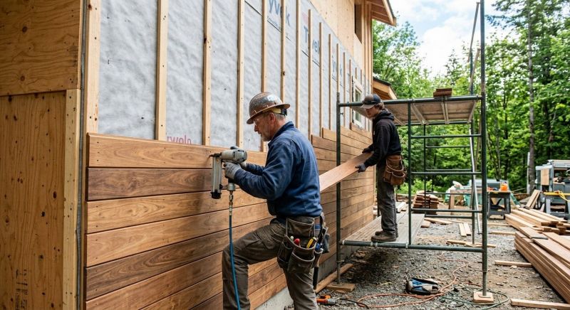 Hardwood Siding Installation in Clarkston, MI