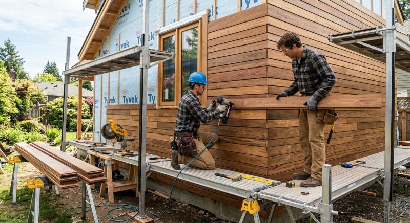 Hardwood Siding Installation in Utica, MI