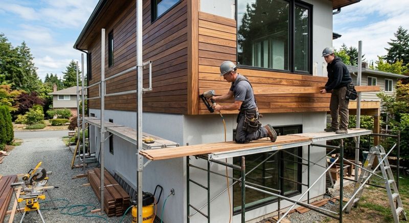Hardwood Siding Installation in Walled Lake, MI