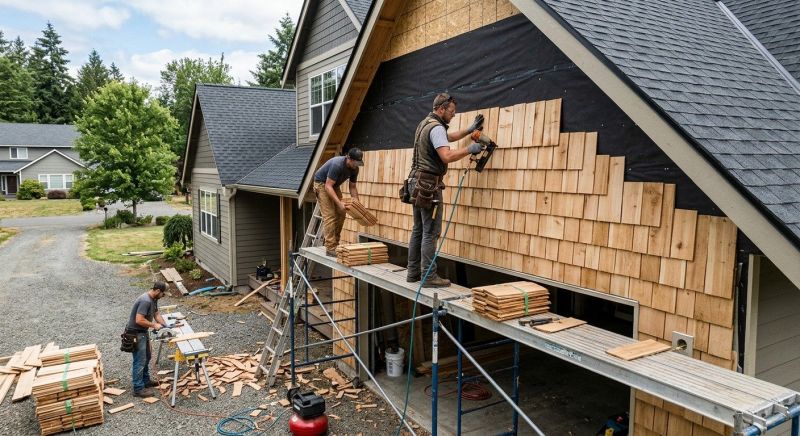 Shake Siding Installation in Otisville, MI