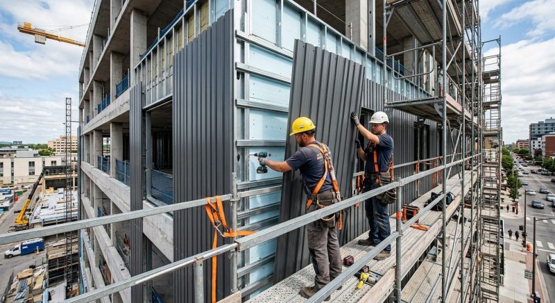 Steel Cladding Installation in Oxford, MI