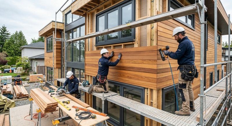 Wood Cladding Installation in Clinton Township, MI