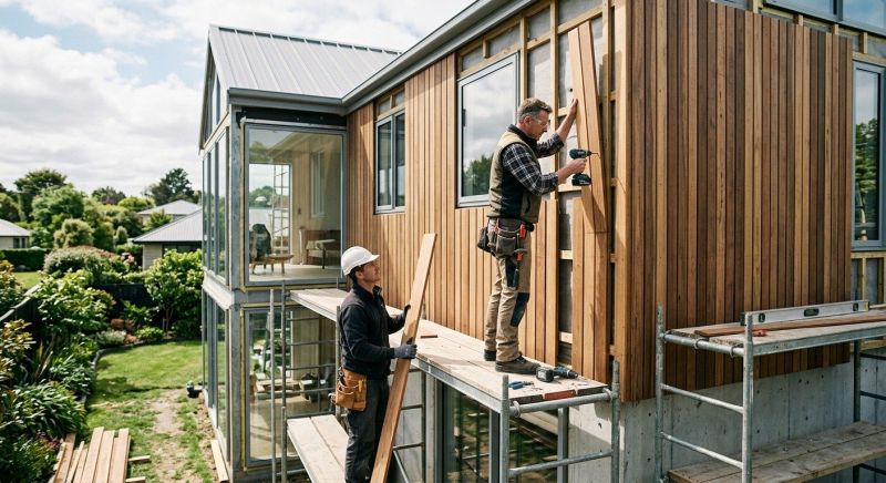 Wood Cladding Installation in Genesee County, MI