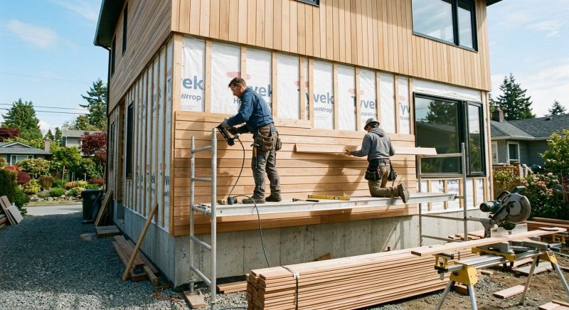 Wood Cladding Installation in Metamora, MI