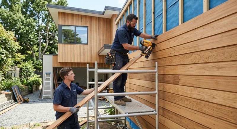 Wood Cladding Installation in Rochester, MI