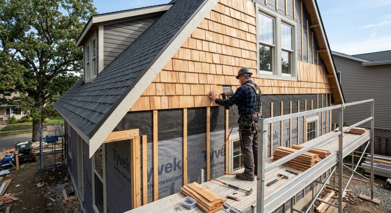 Wood Shake Siding Installation in Oxford, MI