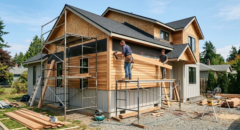 Wood Siding Installation in Macomb, MI