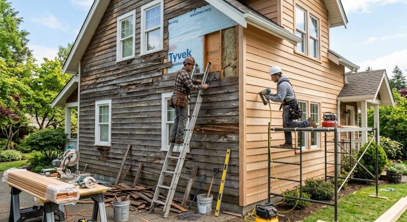Wood Siding Replacement in Columbiaville, MI